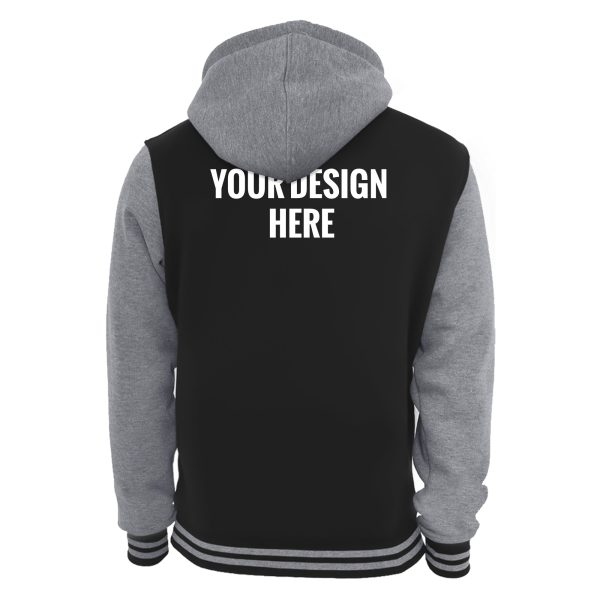 The Base Vancouver Academy Varsity Zip-Up Hoodies #401 B For Sale - Image 4